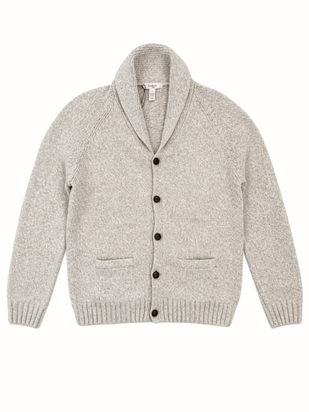 Turnbury Shawl Collar Knit Cardigan Oatmeal Size Large NWT - Picture 2 of 8